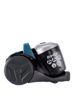 Hoover Breeze Pets Br71Br02 Bagless Cylinder Vacuum Cleaner - Green/Grey/Black